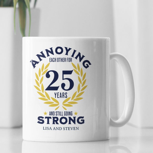 Mug 25th Anniversary Gift for couples (Créateur téléchargé)