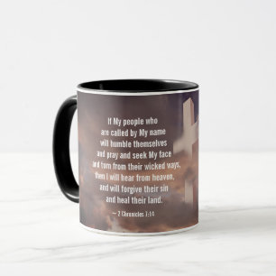Mug 2 Chroniques 7:14 Si Mon Peuple Priera
