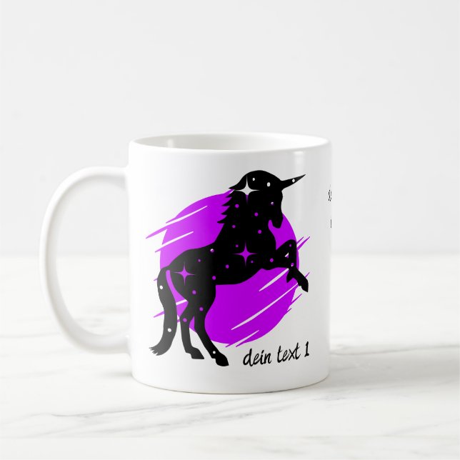 Mug 2 Color Unicorn (Gauche)
