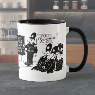 Mug 2 dessins animés de police