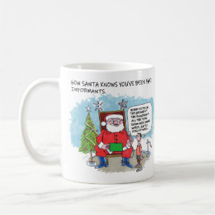 Mug 2 faces Dis à Santa