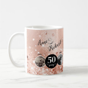 Mug 2 Photo Alors et Maintenant N'IMPORTE QUELLE ANNÉE