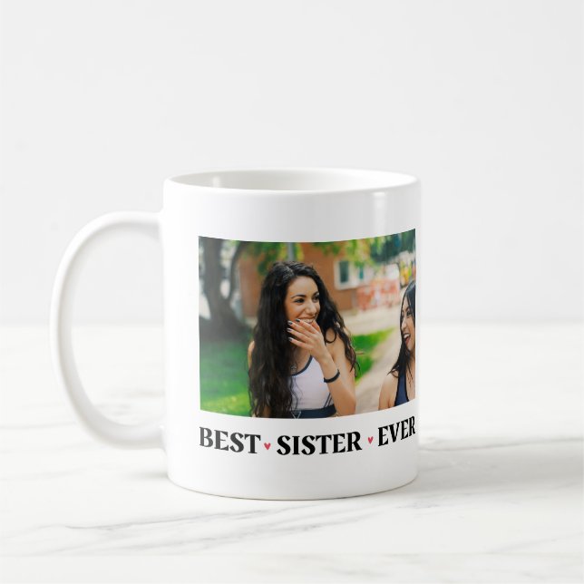Mug 2 Photo Meilleure Soeur Jamais (Gauche)