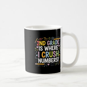 Mug 2e année est où j'écrase les nombres Math Retour à