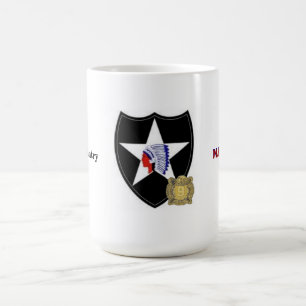 Mug 2ème Division SSI d'infanterie avec la 9ème tass