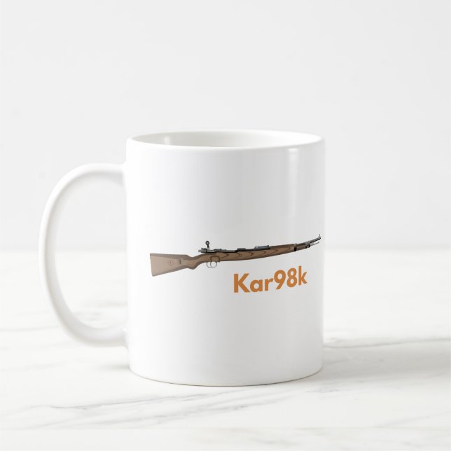 Mug 2ème guerre mondiale allemand Rifle Karabiner 98k (Gauche)