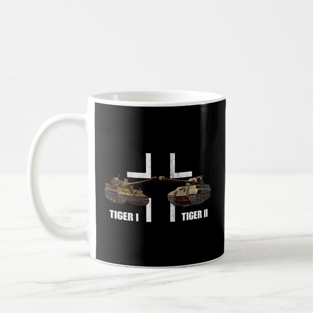 Mug 2ème guerre mondiale Panzer Tiger Blindé Ii Tiger  (Gauche)