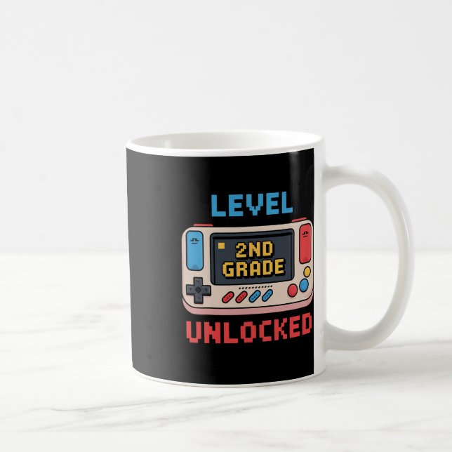 Mug 2nd Grade Level Unlocked Video Game Ck To School T (Droite)