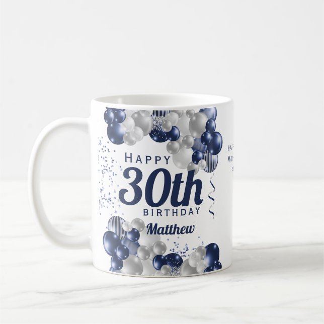 Mug 30e anniversaire Ballons de la marine (Gauche)