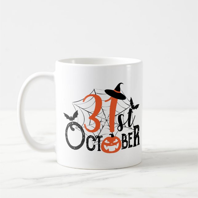 Mug 31 octobre Fête d'Halloween (Gauche)