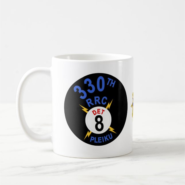Mug 330th RRC - Det 8 Pleiku - vétéran d'asa Vietnam (Gauche)