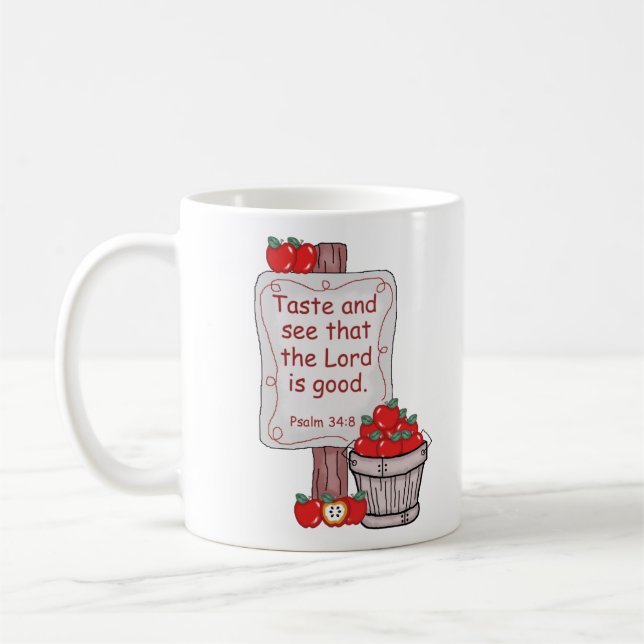 Mug 34:8 de psaume (Gauche)