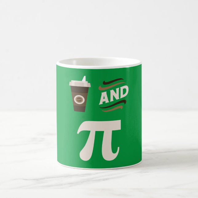 Mug 3.14 Café Et Pie Pi Pun Amusant Math Plaisanterie (Centre)