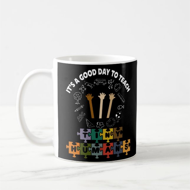 Mug 3/4, C'est un bon jour pour apprendre de minuscule (Gauche)