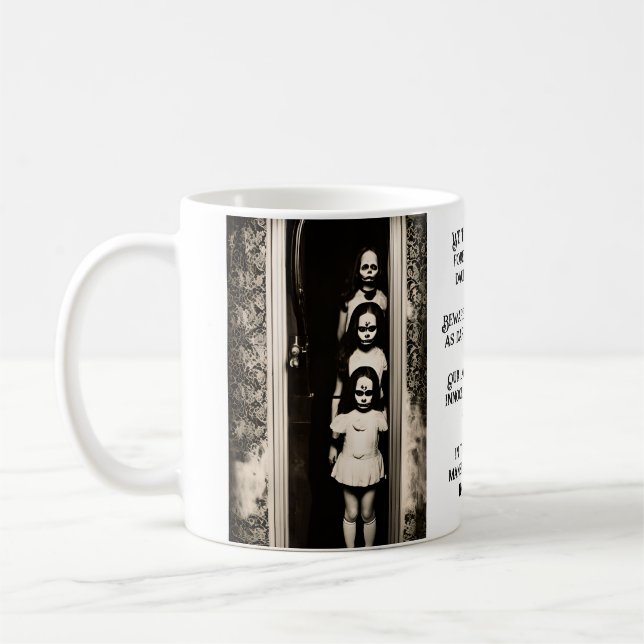 Mug 3 Fantômes Maléfiques Soeurs Hantées Mansion & Cit (Gauche)