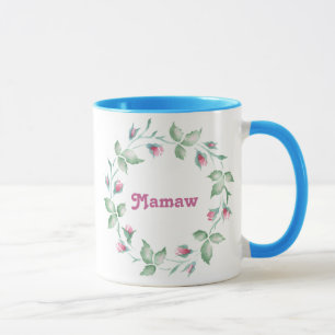 Mug 3 floraux Mamaw