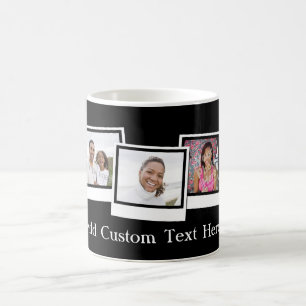Mug 3 images instantanées rétroactives Couleur perso