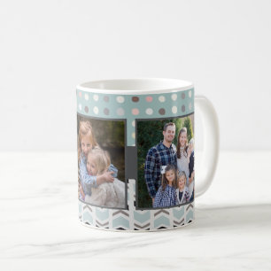 Mug 3 Photo Motif moderne