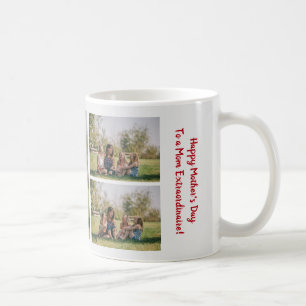 Mug 3 Photos Maman Extraordinaire Cute Elegant Mother
