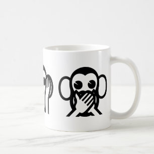 Mug 3 singes sages Emoji