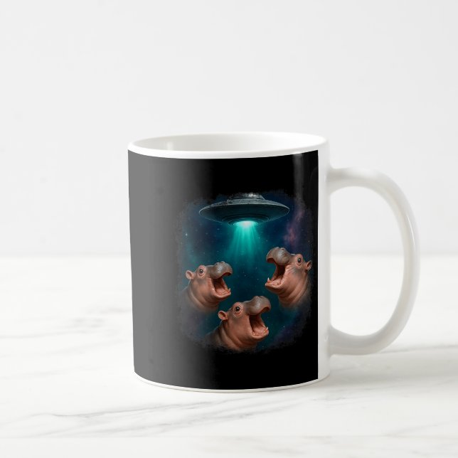 Mug 3 Ufo Baby Hip Funny Hiptamus Graphic Animal Lover (Droite)