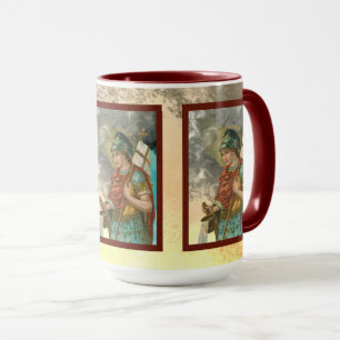 Mug 3 x 3 Florian avec seau (Fumée; M 019) 15 oz.