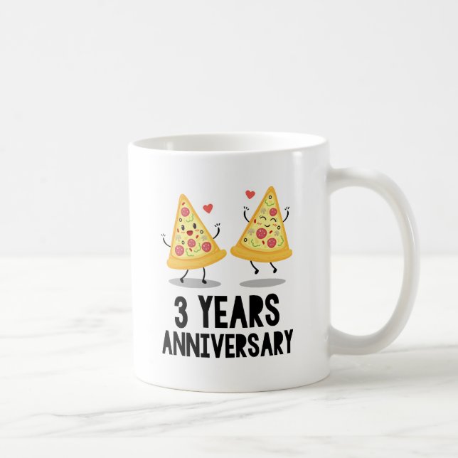 Mug 3e anniversaire 3 ans (Droite)