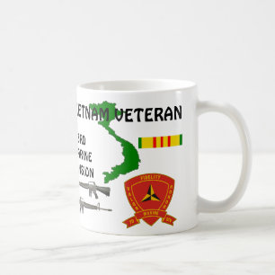 Mug 3e Division du ruban marin Vieux-Vietnam : Les caf