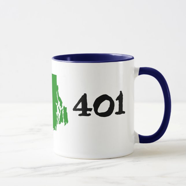 Mug 401, indicatif régional de Rhode Island ! (Droite)