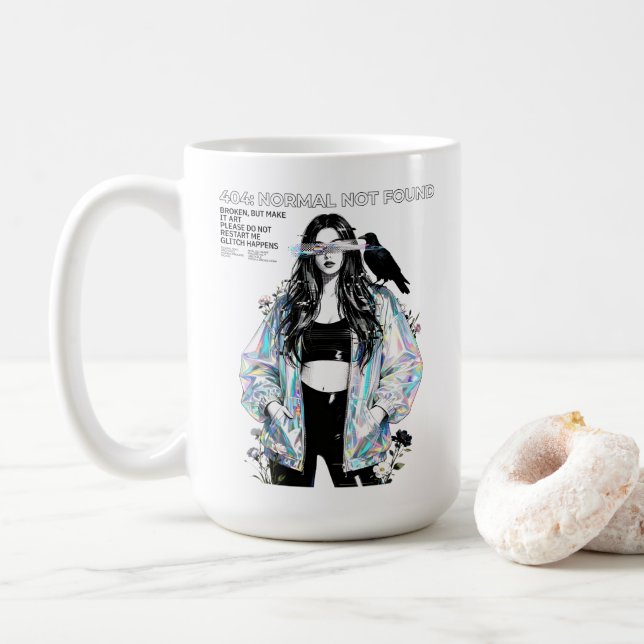 Mug 404 – Normal introuvable (Avec donut)