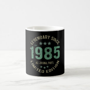 Mug 40 ans Anniversaire 1985 Légende 40e anniversaire 