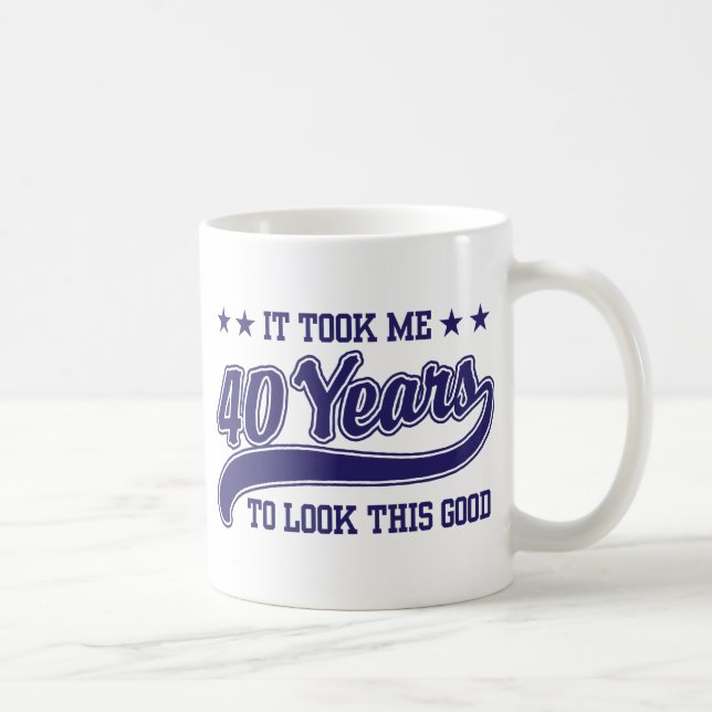 Mug 40e anniversaire (Droite)