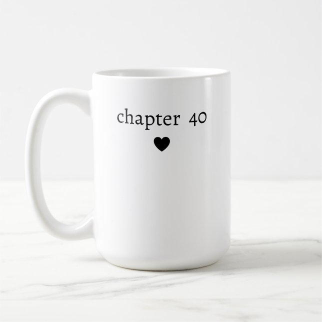 Mug 40e anniversaire Chapitre 40 (Gauche)