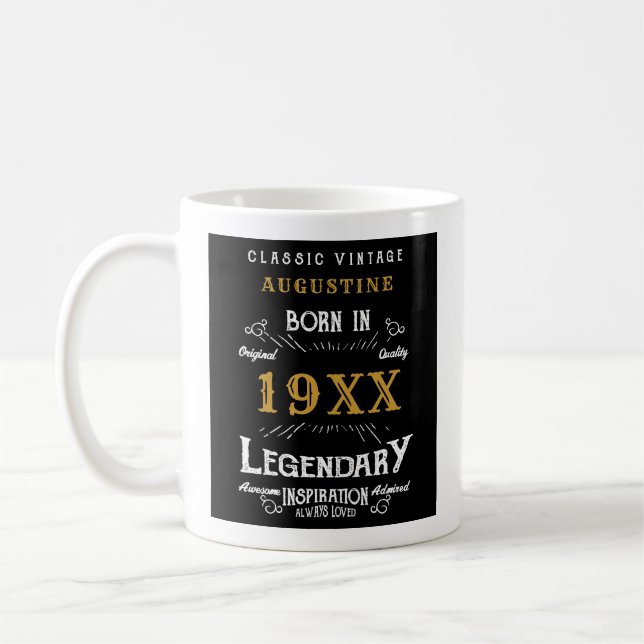 Mug 40e anniversaire personnalisé (Gauche)