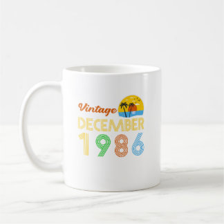 Mug 40e anniversaire vintage décembre 1986 40 ans G