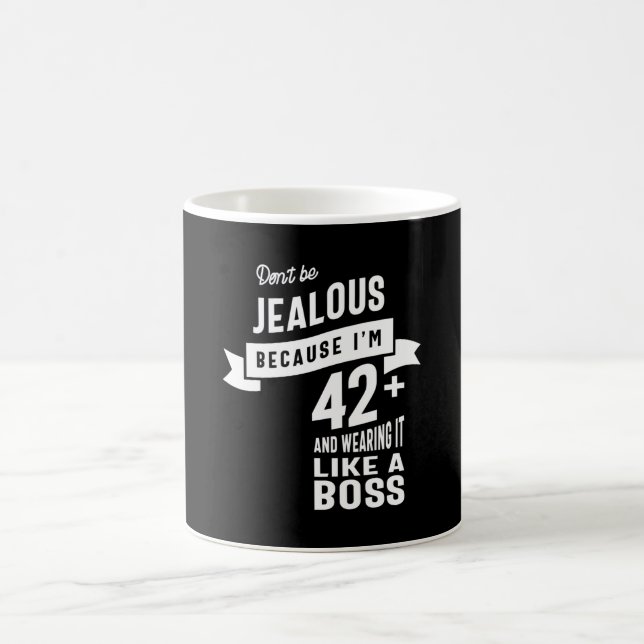 Mug 42 Ans - 42e Anniversaire Drôle Cadeau (Centre)