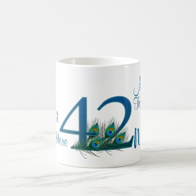 Mug # 42 - quarante-deuxième anniversaire de mariage (Centre)