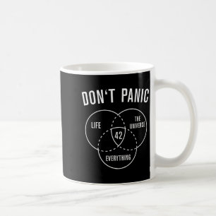 Mug 42 Réponse à la vie, à l'univers et à tout Ne pa