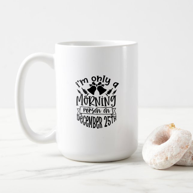 Mug (443 ml) - Décembre 25th (Avec donut)