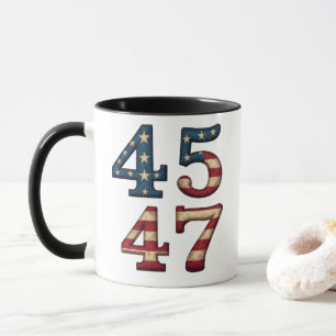 Mug 45-47 président trump
