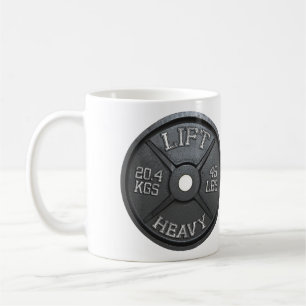 Mug 45 LBS Barbell Plate - LIFT LOURD