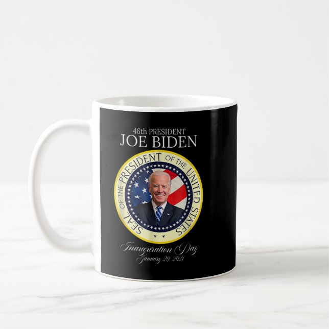 Mug 46e Président Joe Biden Commemor de la Journée d'I (Gauche)