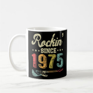 Mug 47e anniversaire Guitare Vintage Rockin' depuis 19