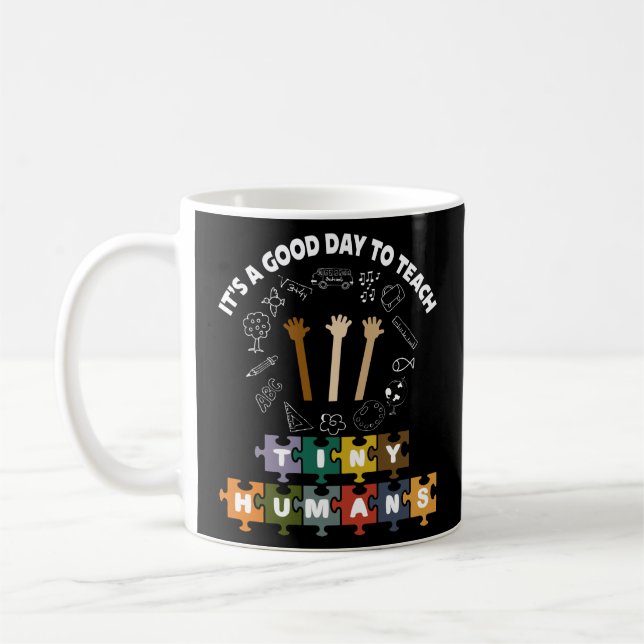 Mug 4/4, C'est un bon jour pour apprendre de minuscule (Gauche)