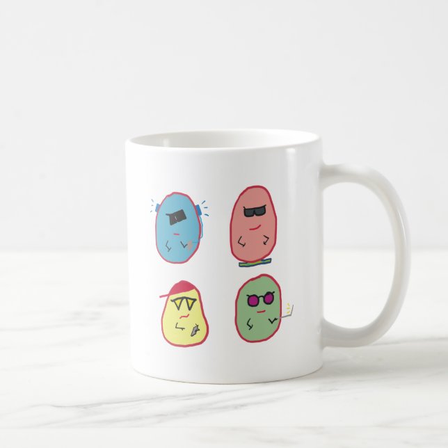 Mug 4 haricots frais (Droite)