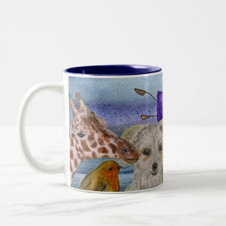 Mug #4 Joanna Flying Over Animals