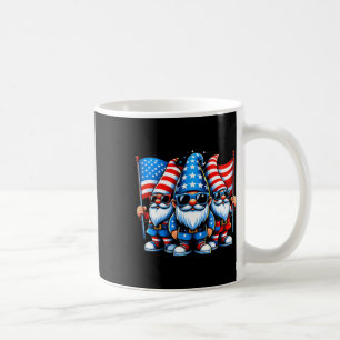 Mug 4 juillet 2024 Patriotic Gnomes Funny American U