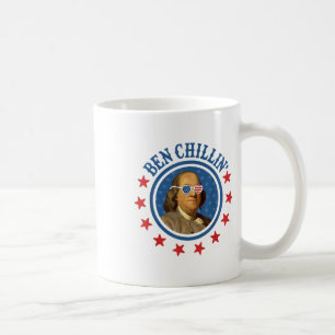 Mug 4 juillet amusant _ Ben Chillin _ Ben Franklin Usa