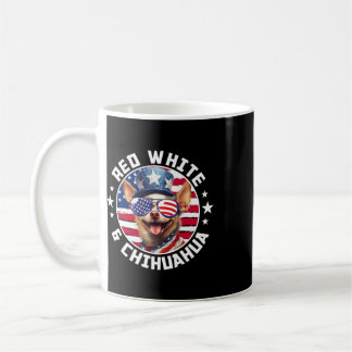 Mug 4 juillet chien drôle patriotique rouge1