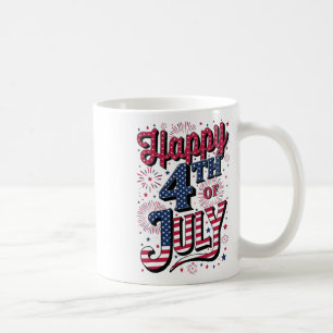 Mug 4 juillet heureux